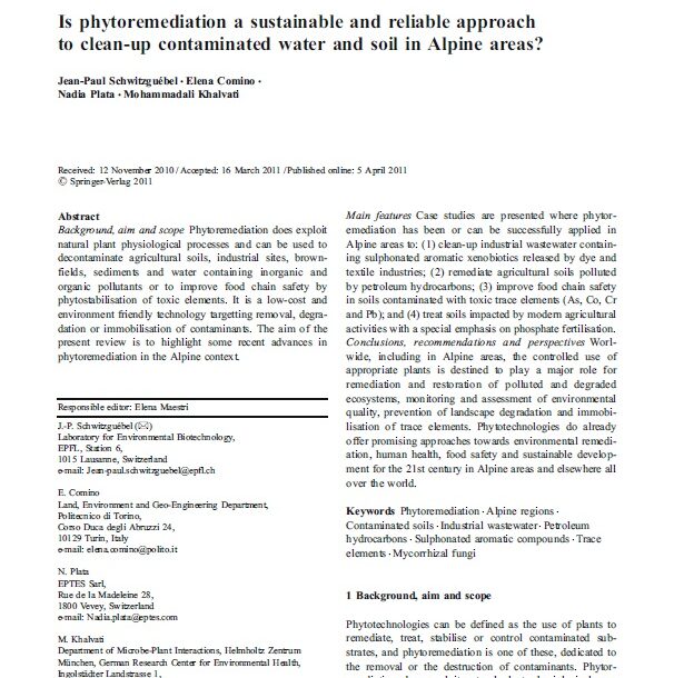 Mohammadali Khalvati - Is phytoremediation a sustainable and reliable approach pdf